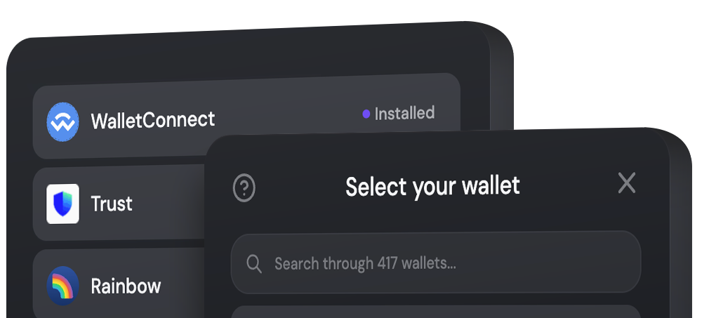 Select your wallet provider & follow the instructions.